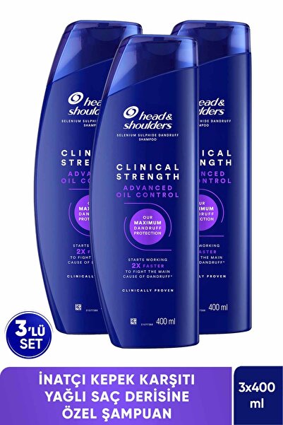 Head & Shoulders Clinical Strength Advanced Oil Control Yağ Dengeleyici Şampu...