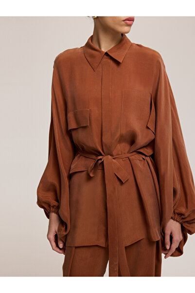 BAQA Off Shoulder Cupro Blouse