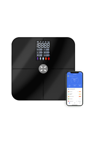 Xenon Smart Akıllı Tartı Nabız, Vücut Analizi Yağ, Kemik, Kas Ölçen Dijital B...
