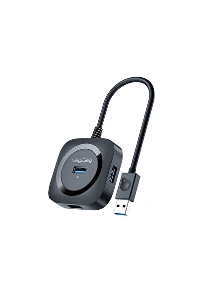 Veggieg 4 Port Usb 3.0 Çoklayıcı Hub Siyah