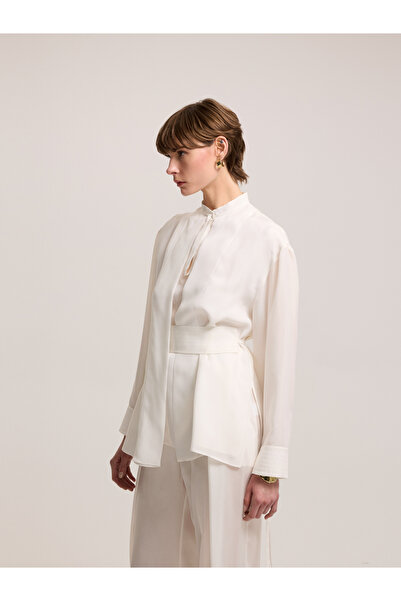 BAQA V-Neck Cupro Blouse