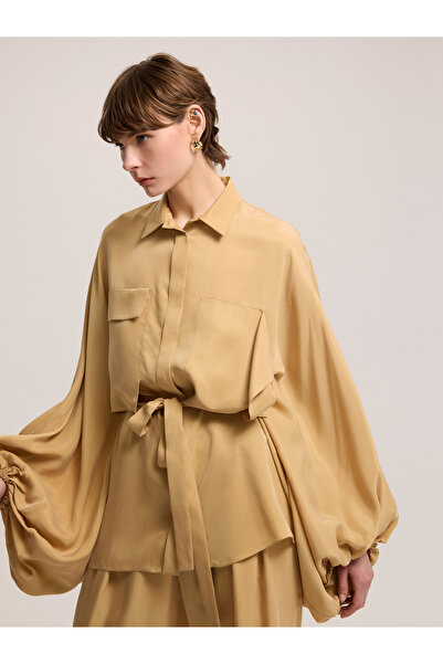 BAQA Off Shoulder Cupro Blouse
