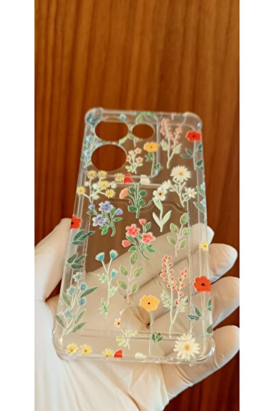 Newon Tecno Camon 20 Ivy Flower Printed Card Holder Silicone Phone Case Cover (Ck6N Compatible)