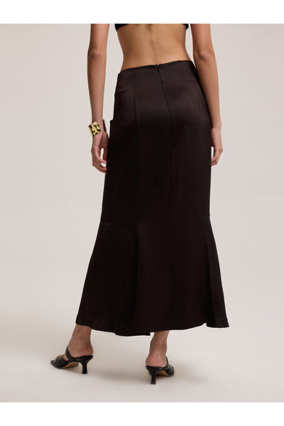 BAQA Brown Midi Skirt