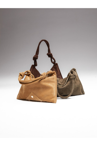 BAQA Small Size Suede Bag