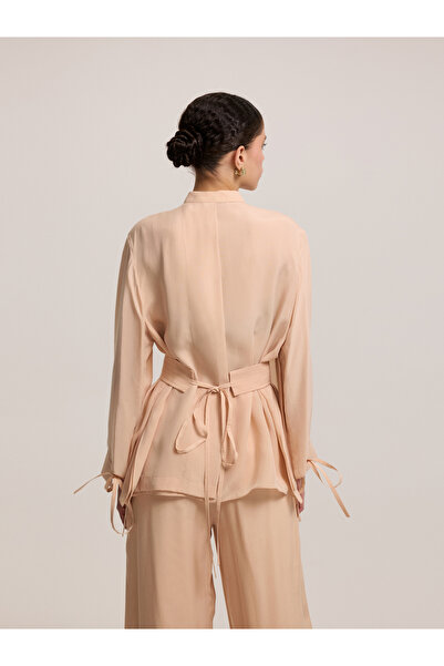 BAQA V-Neck Cupro Blouse