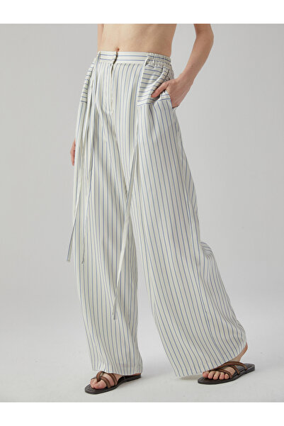 BAQA High Waist Draped Pants