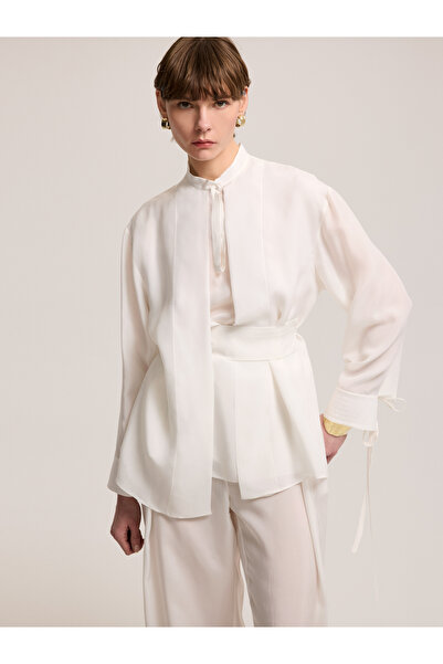 BAQA V-Neck Cupro Blouse