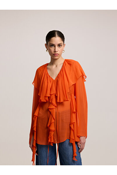 BAQA Orange Blouse