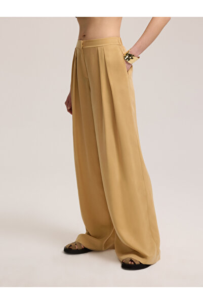 BAQA High Waist Cupro Pants