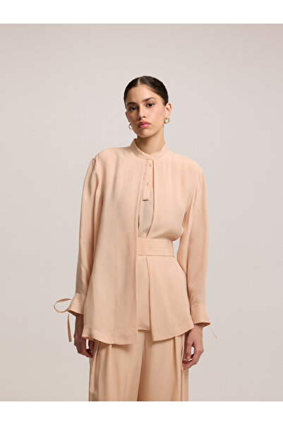 BAQA V-Neck Cupro Blouse