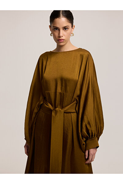 BAQA Dark Mustard Dress