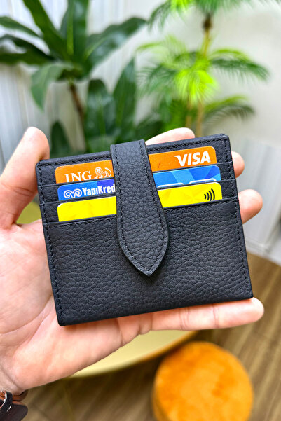 CüzCan Flora Lacivert Справжня шкіра Жіночий гаманець Вишуканий, елегантний і практичний