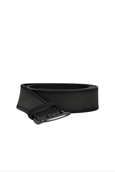 Bueno Shoes Anthracite Crazy Leather Men's Belt 18Mk202281