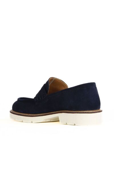 Bueno Shoes Navy Blue Suede Men's Casual Shoes 10Ma5536832