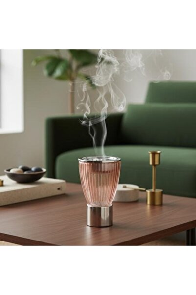 DIVA LADY A luxurious rose gold glass incense burner from ✨