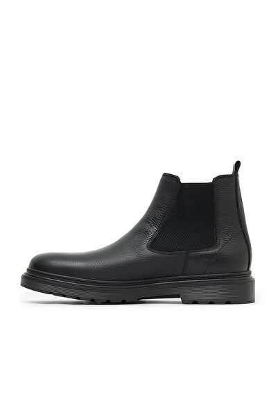 Bueno Shoes Black Flotter Leather Men's Boots 07Mb2364Sl270