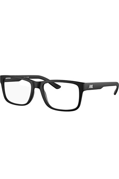 Armani Exchange Rame de ochelari, Armani Exchange, AX 3034 8078, dreptunghiulare, negre, plastic, 54 mm x 18 mm x 140 mm