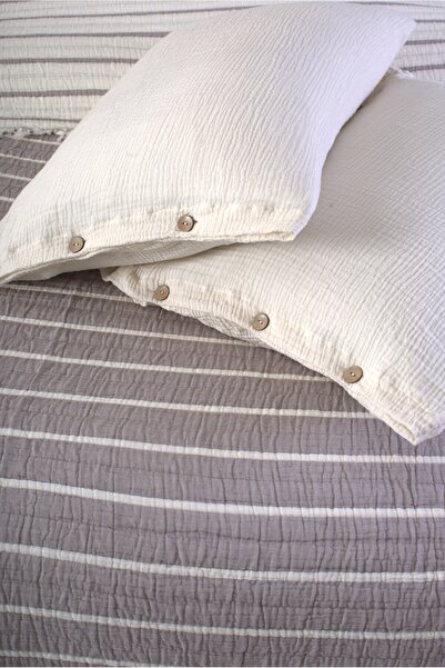 Cottonest Muslin Bedspread Set |   4 Storey |   Dowry |   230 X 250 cm |   2-Pack with Pillowcase