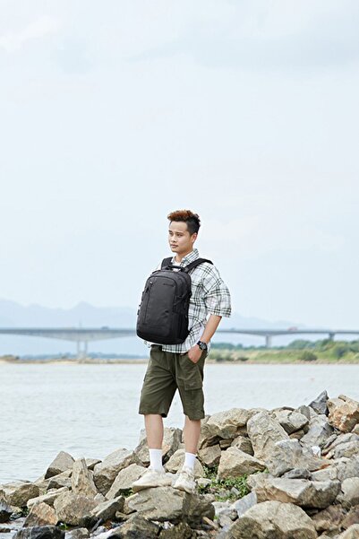 Arctic Hunter B00387 Μοντέλο μαύρο σακίδιο πλάτης