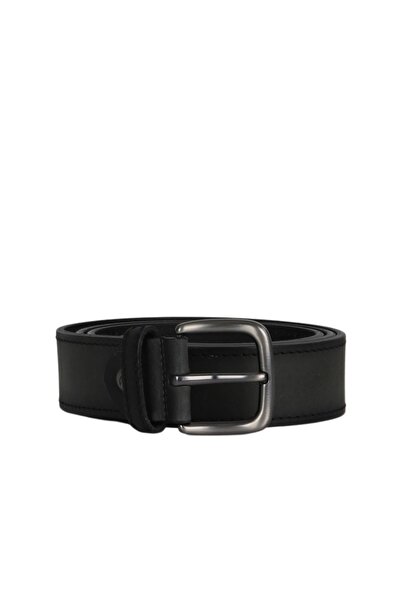 Bueno Shoes Anthracite Crazy Leather Men's Belt 18Mk202281