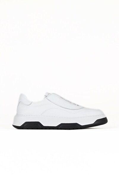 Bueno Shoes حذاء رياضي نسائي من الجلد الأبيض 16wa8224