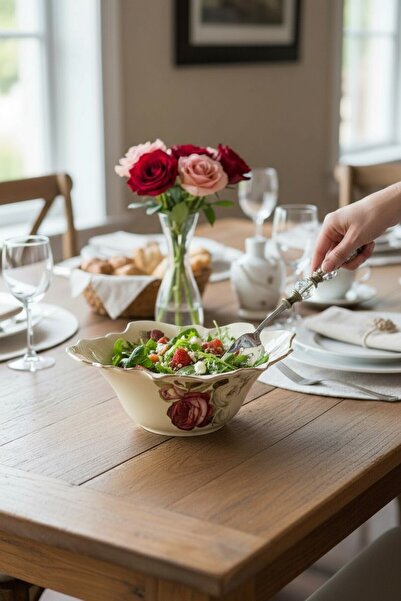 ROY KING ROYKİNG ROSE SALATA KASE 23 CM