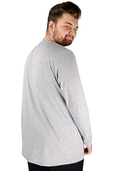 ModeXL Чоловіча футболка - Mode XL, великий розмір, з еластаном, комір-стійка, 20102 Grimelanj