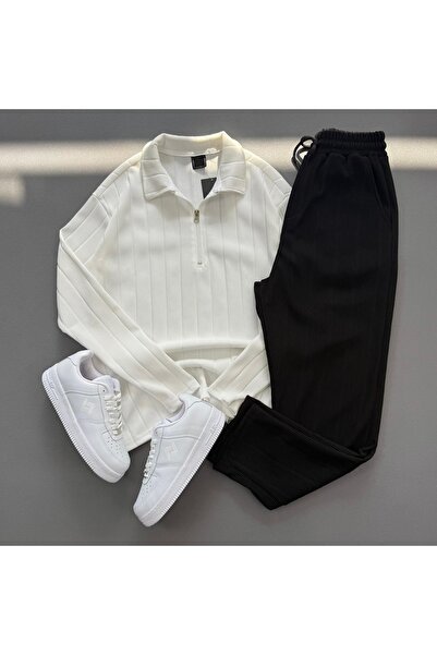 KONSEPT35 طقم علوي وسفلي من القماش العثماني للرجال