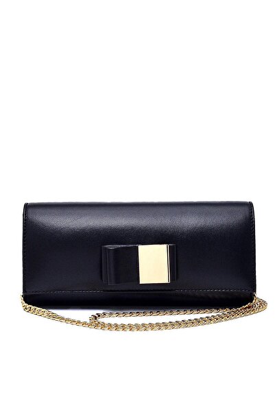 Sofia Baldi FEYOW SİYAH HAKİKİ DERİ Kadın ÇANTA