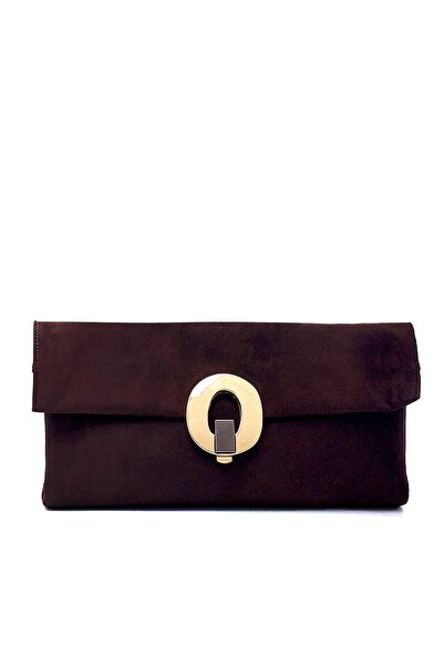 Sofia Baldi Lion Brown Suede Women's Bag