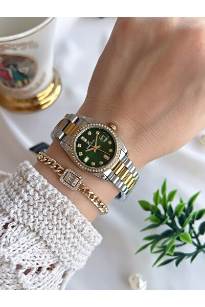 Daniel Klein Çelik Kordon 2Yıl Garantili İç Fonksiyonları Aktif Kadın Kol Saati+Bileklik BDK.13617-4