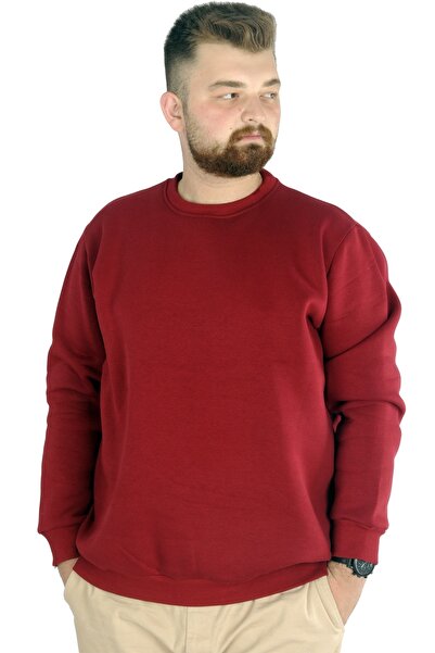 ModeXL Ανδρικό φούτερ Mode Xl με λαιμόκοψη Basic 20131 Claret Red