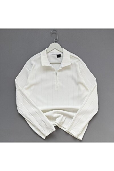 KONSEPT35 Men's Stand-Up Collar Ottoman Sweatshirt