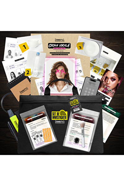 OEM Board game, Detective's File, Viral Crime + Investigation Set, Romanian