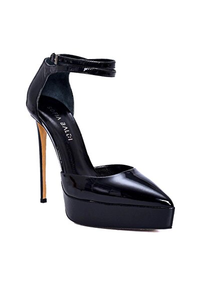 Sofia Baldi Uruk Black Patent Leather Women's Platform