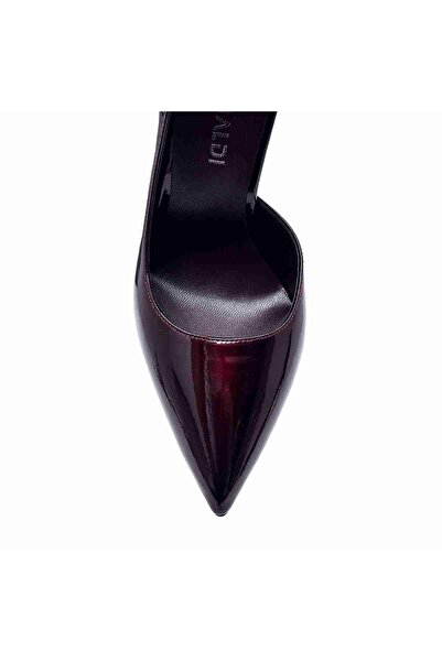 Sofia Baldi Claret Red Patent Leather Fenes Women's Stiletto and Evening Dress