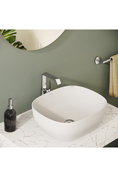 VitrA High Sink Faucet - Suit A42765, Side Control, Chrome