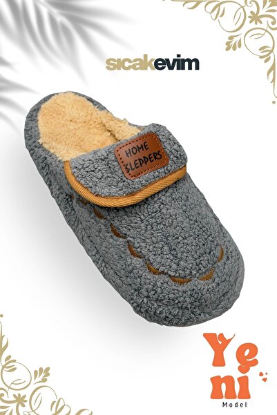 sermoda Women's House Slippers Lightweight Sole Warm Winter Women's House Slippers Dowry Slippers Gray