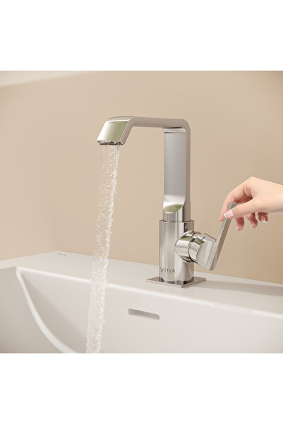 VitrA Suit A42616 Sink Faucet, Side Control, Chrome