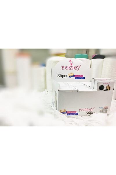 rossey 24-Piece Women's Skin Color Super Thin Knee High Socks 1 Box 24 Pairs