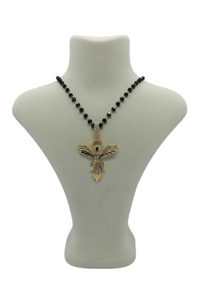 CC Design Zircon Stone Kul Model Black Brass Gold Color