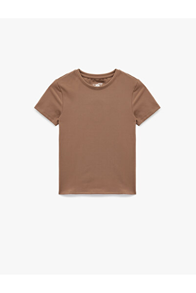 Koton Slim Fit Short Sleeve Crew Neck Sports T-Shirt