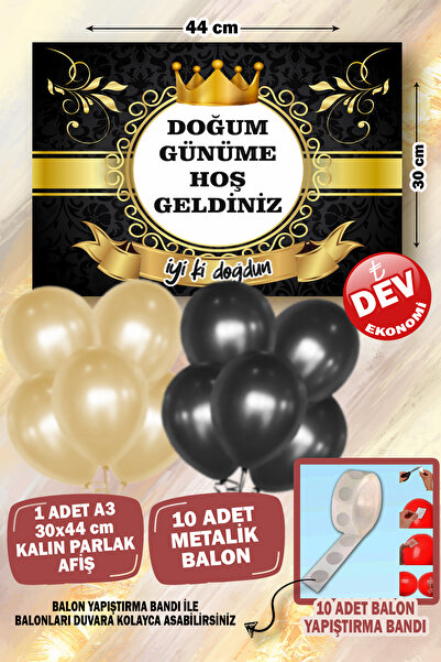 karanca parti süs Kral Taçlı 1 Yaş Doğum Günü Süsleme Seti Konsepti Afiş Balo...