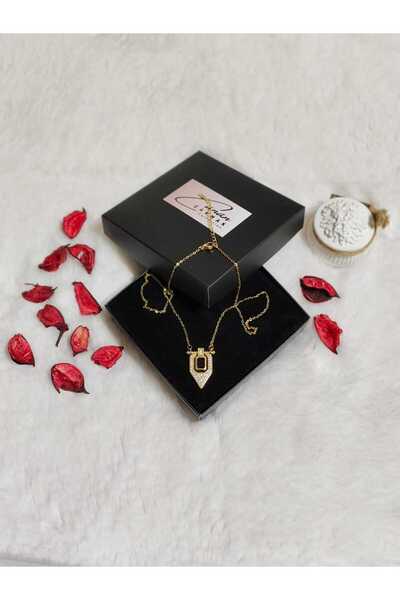 CC Design قلادة درع من حجر الياقوت