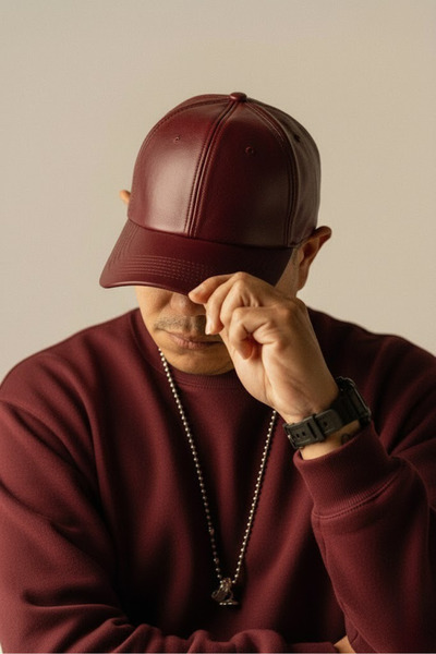 OnMyHead قبعة جلدية حقيقية