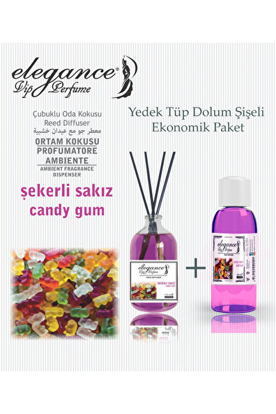 Elegance vip Perfume Özel Fiyat - Şekerli Sakız 110 Ml - Çubuklu Oda & Ortam ...