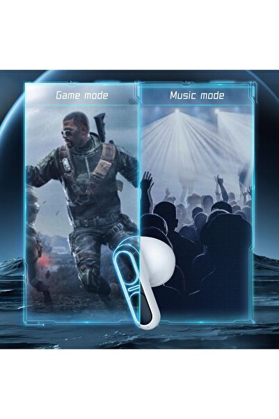 Mycandy TWS-D240 True Wireless Gaming Earbuds - ENC, Bluetooth 5.3, White
