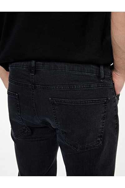 Koton Cotton Regular Waist Straight Fit Jean Pants - Mark Jean