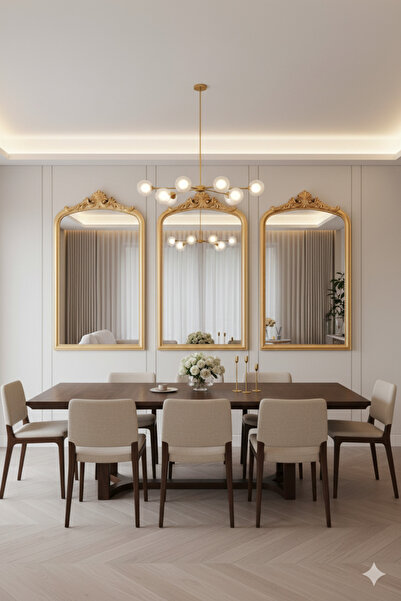 Generic Luxury decorative mirror set 100x60 cm